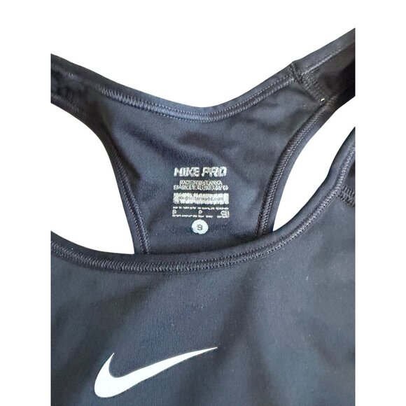 NIKE Women's Black Dri Fit Racerback Bra Size Small - Picture 4 of 4